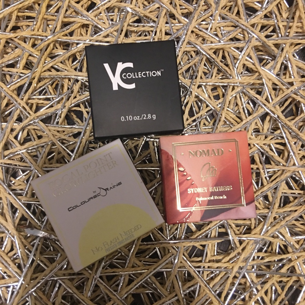 Set of Bronzers and Highlighters